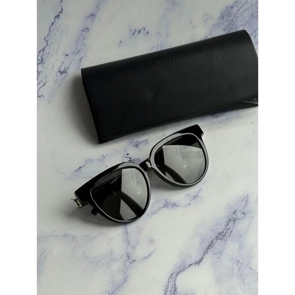 NEW Saint Laurent SL M28/F Sunglasses in Black Gold - Picture 7 of 9